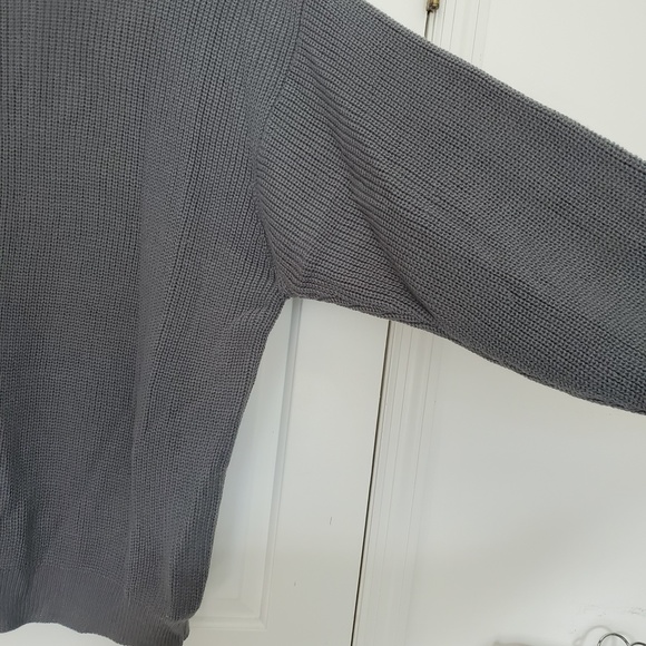 2for$20 Timber Trail XL grey knit sweater sweatshirt 4 button over the head - Picture 8 of 9